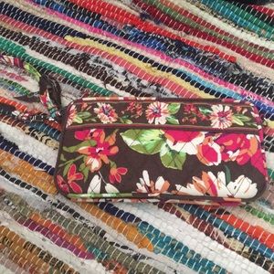 Vera Bradley floral wristlet